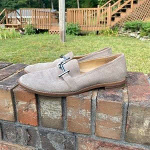 Grey loafers